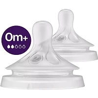 Biberon naturel Philips Avent avec tétine Natural Response, transparent, 4oz, 3pk, SCY900/03 Biberon naturel Avent 40z 3pk