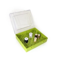 HEMLINE Thread Organiser – Tall Box for 30 Mini Cones (30 × 26 × 8 cm)