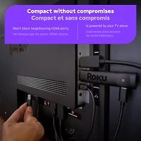 Roku® Streaming Stick Plus 2025 – 4K and HDR Roku Streaming Device for TV with Voice Remote – Free and live TV