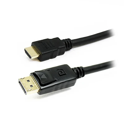 Bluediamond Displayport to HDMI Cable, DP 2.1, HDMI 2.1, Dymanic HDR, 1920x1200 / 1080P (Full HD), Male to Male, Back