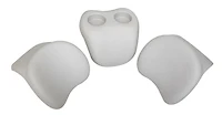 ENSEMBLE APPUIE-TÊTE CONFORT ET PORTE-VERRE, POUR LA SÉRIE AQUA MARINA mSPA HOT TUB AND SPA, est livré avec 2 pièces d'appui-tête confort et une pièce de support en verre.