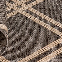Smithleighs Brown and Cream Woven Area Rug