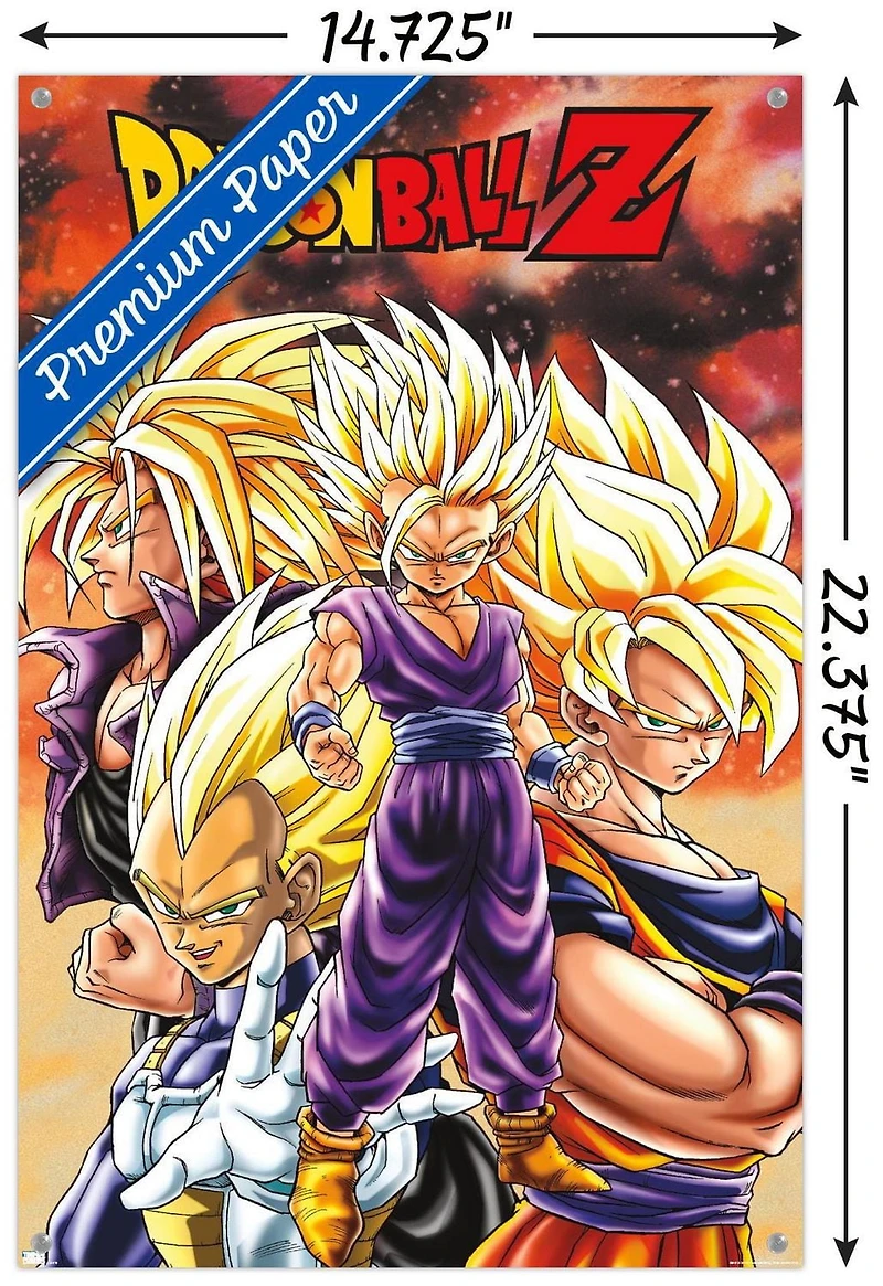 Dragon Ball Z - Saiyans Wall Poster