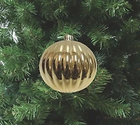 ORNEMENT INCAPSABLE 130MM - OR BRILLANT INCASSABLE ORNEMENT 13CM