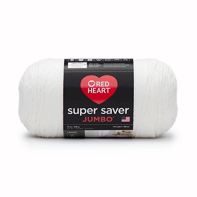 Red Heart® Fil Jumbo Super Saver®, Acrylique #4 Moyen, 14oz/396g