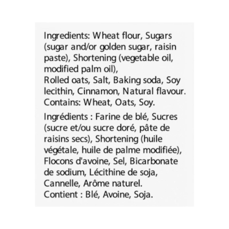 Biscuits Dad’s farine d’avoine classique 520 g