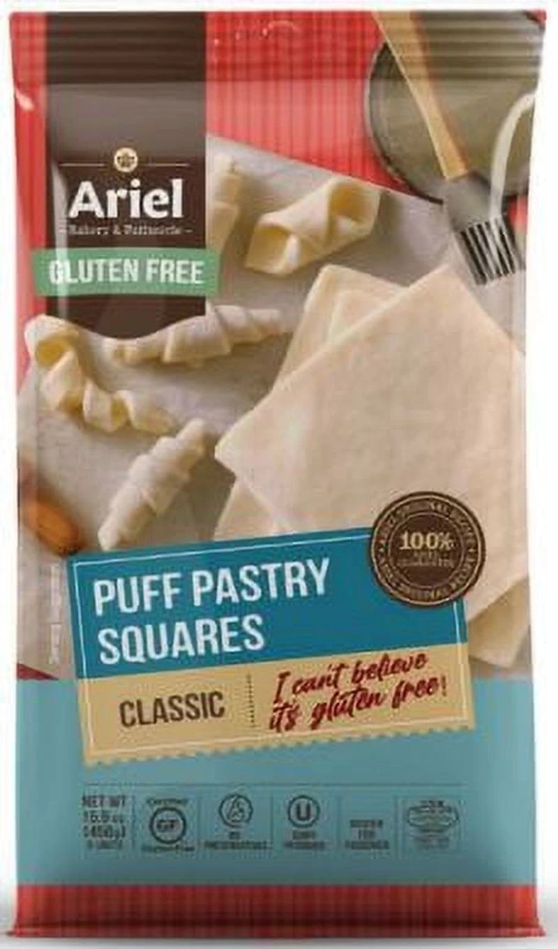 Ariel Feuilles de Pâte Feuilletée PY GF 450g Feuilles de Pâte Feuilletée PY GF