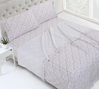 4 Piece High Quality Printed Microfibre Sheet Set