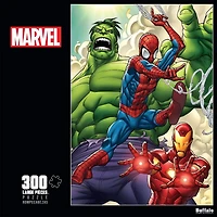 Buffalo Games Marvel - Marvel Adventures Super Heroes 300-Piece Interlocking Jigsaw Puzzle for Adults Ages 14 and Older