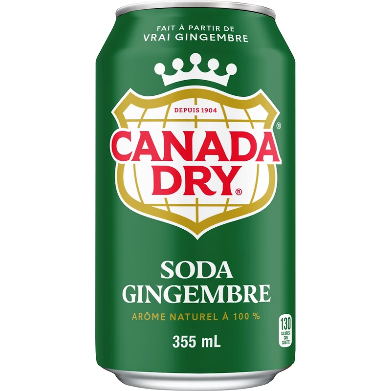 Canada Dry® Ginger Ale 355 mL Cans, 12 Pack, 12 x 355 mL