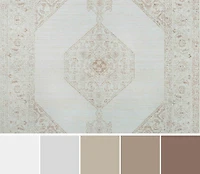 ECARPET Maude Traditional Area Rug for Living Room, Bedroom, Dining Room, Entrance, Hallway and More.