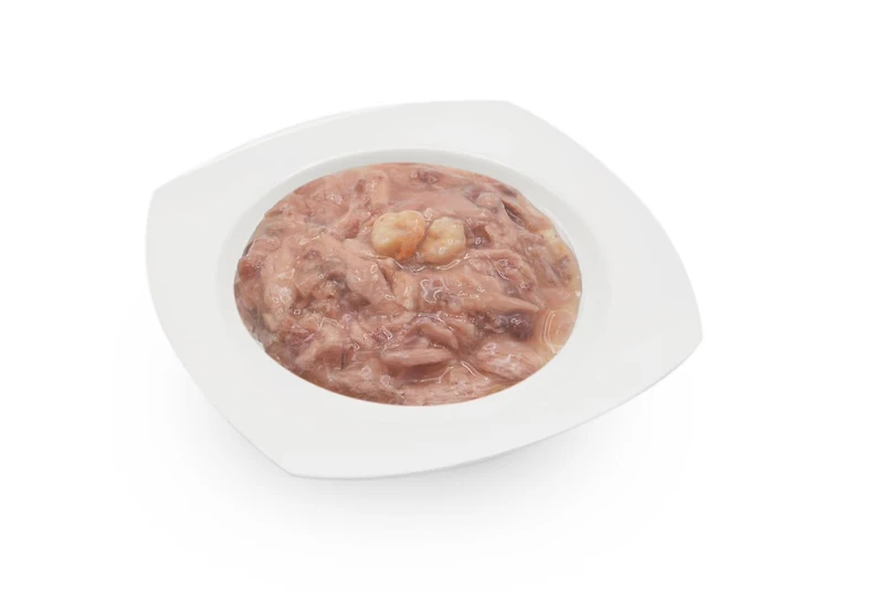 SPECIAL KITTY SKIPJACK TUNA & SHRIMP IN SAUCE 55G, TUNA & SHRIMP IN SAUCE