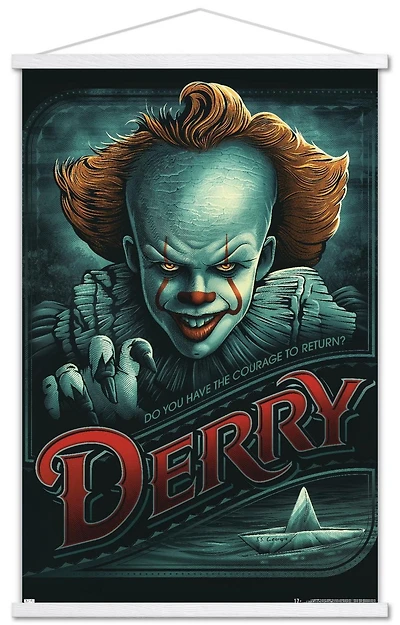 IT - Pennywise Derry Wall Poster