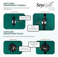 Dritz Sew You Adjustable Dress Form, Medium, Opal Green