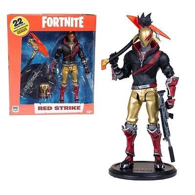 McFarlane - Fortnite - Figurine de 18 cm - Red Strike (Attaque Rouge)