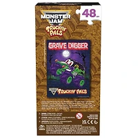Monster Jam, Truckin' Pals Grave Digger, Puzzle de 48 pièces, monster truck, jouet sensoriel pour boîte à jouets, trucs cools, puzzles pour enfants, pour les enfants à partir de 4 ans
