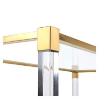 Benu Side Table in Silver