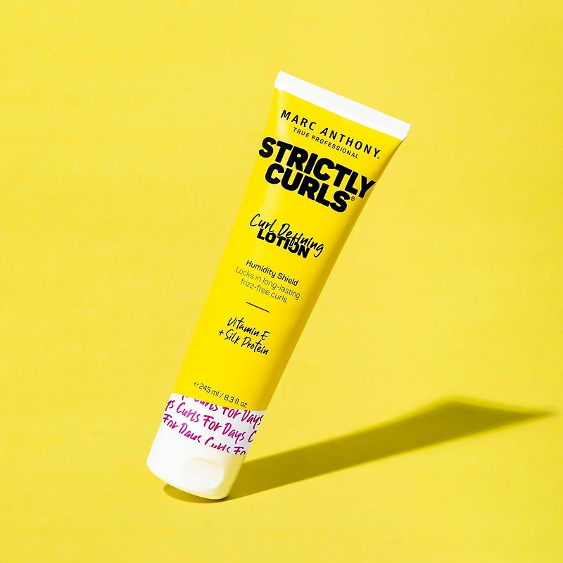 Marc Anthony® Strictly Curls™  Curl Defining Lotion, Hair Gel & Heat Protectant - Shea Butter + Avocado Oil + Vitamin E - 8.3 Fl Oz, Curl Defining Lotion