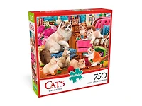 Buffalo Games Cats Series Sewing Kittens 750 Piece Jigsaw Puzzle