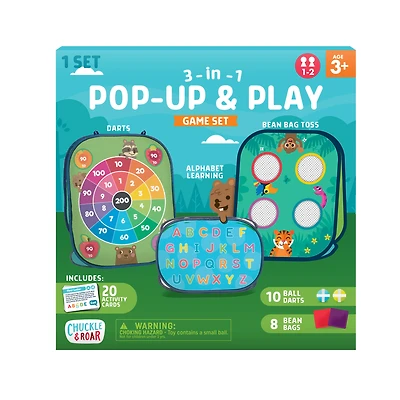 Ensemble de jeu pop-up et jeu 3 en 1 Chuckle & Roar par Buffalo Games