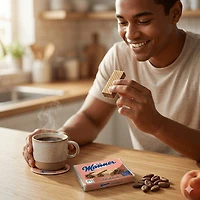 Manner Chocolate Cream Wafer Cookies, Pouch Pack, 75 G