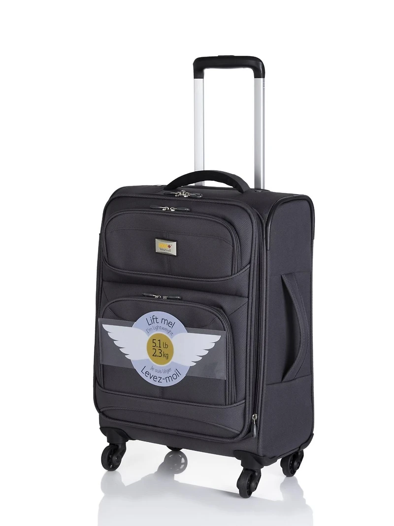 Via Rail James Bay 20-inch 4-Wheel Carry-on Spinner Luggage