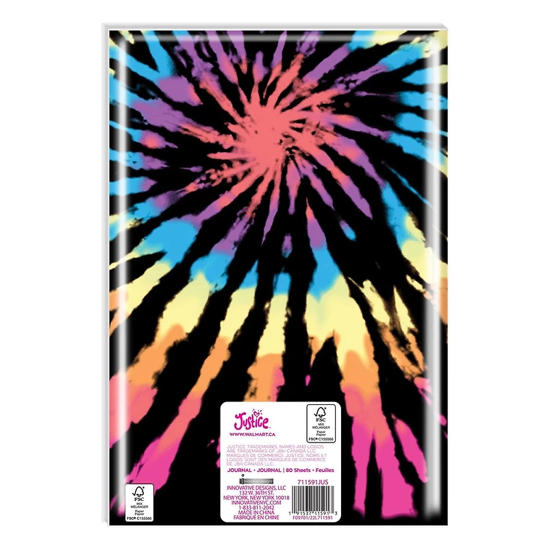 Justice  Tie-Dye Journal