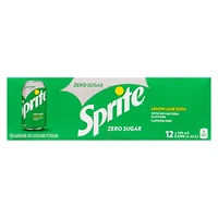 Sprite Zero Fridge Pack Cans, 355 mL, 12 Pack, 12 x 355 mL