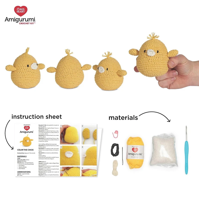 Red Heart™ AMIGURUMI Crochet Collection Kit