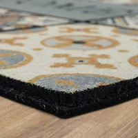 Mohawk Home Patina Tiles Polyester Door Mat 1'11" X 2'11"