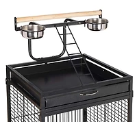 Prevue Select Wrought Iron Bird Cage, Black