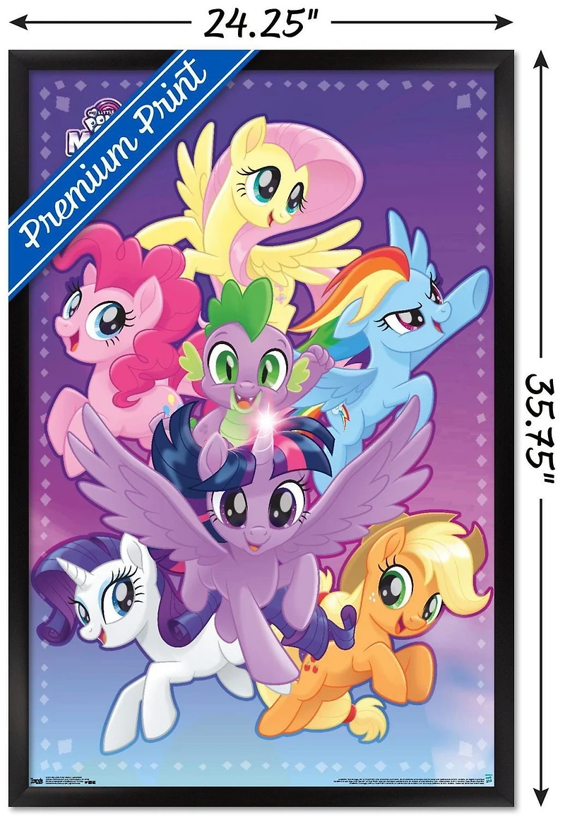 Hasbro My Little Pony Movie - Adventure Wall Poster, 14.725" x 22.375"