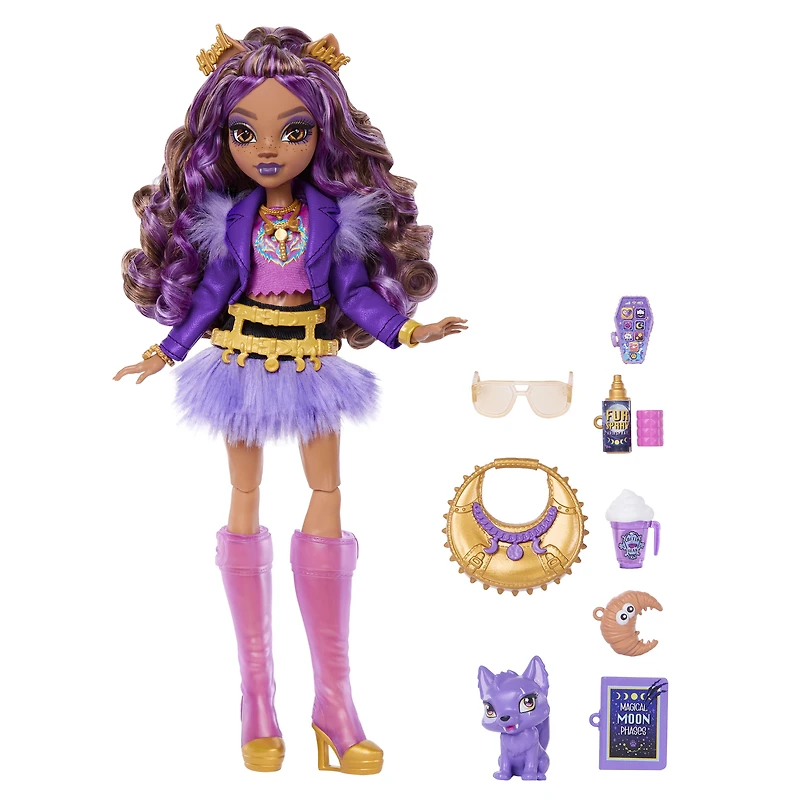 Monster High-Clawdeen Wolf-Poupée et accessoires