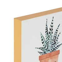 Winking Plant Box Top Art, 6in x 6in