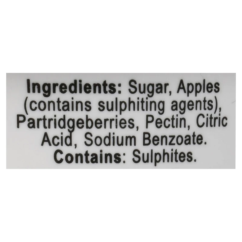 Confiture de lingonne et de pommes Purity 250 ml