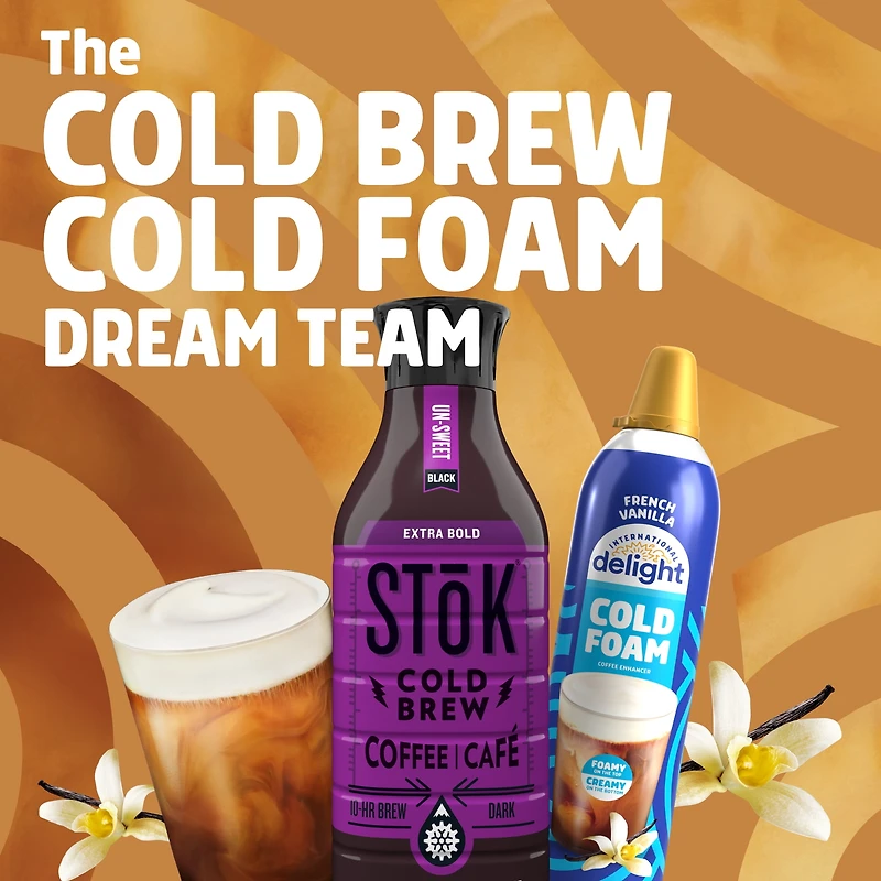 Stok Cold Brew Coffee, Black, Extra Bold