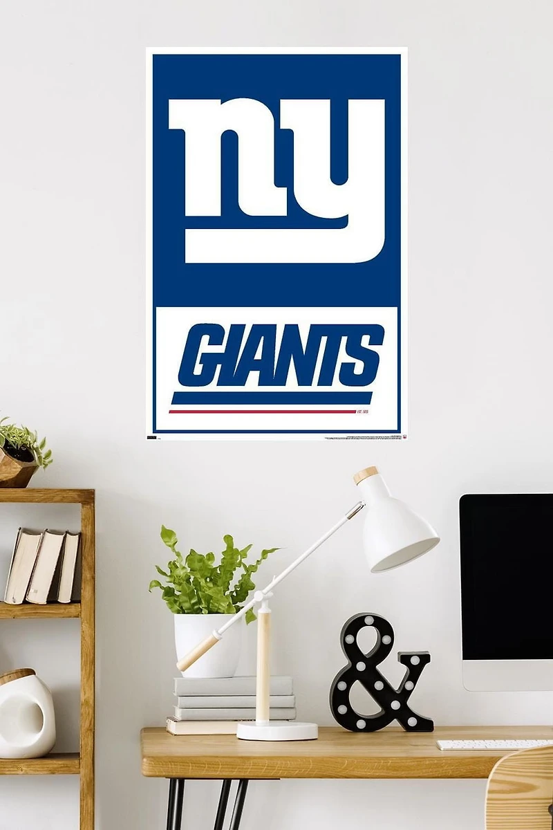 NFL New York Giants - Logo 21 Wall Poster, 22.375" x 34"