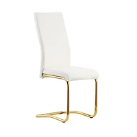 Chaise de salle à manger Accord White Gold de Canadian Furniture (ensemble de 2)