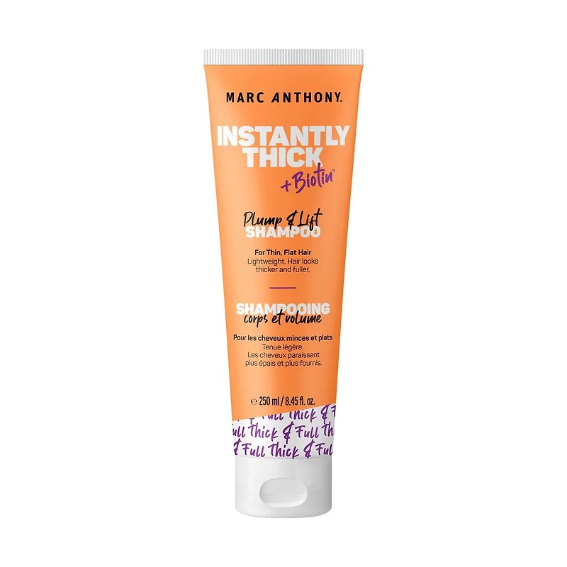 Marc Anthony Instantly Thick +Biotin Plump & Lift Shampoo, For Thin, Flat Hair