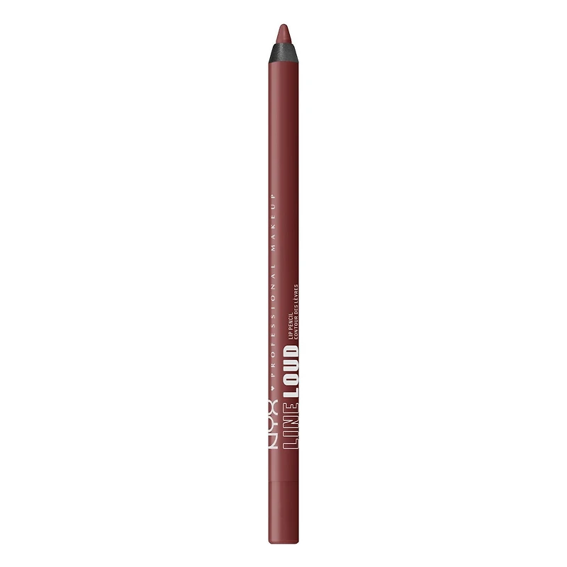 NYX PROFESSIONAL MAKEUP, Line Loud, Crayon pour lèvres hydrofuge, Infusé de Vitamine E, Formule végétalienne