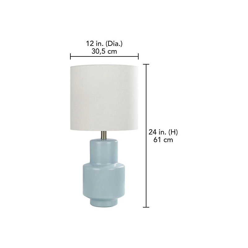 Lampe de table HOMETRENDS 61 cm, céramique