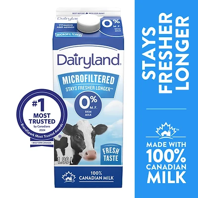 Dairyland Lait microfiltré écrémé