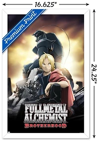 Fullmetal Alchemist: Brotherhood - Key Art 1 Wall Poster, 22.375" x 34"