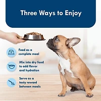 Blue Buffalo Delights Small Breed Roasted Chicken Flavor in Hearty Gravy Wet Dog Food for Adult Dogs, Grain-Free, . Cup 100g