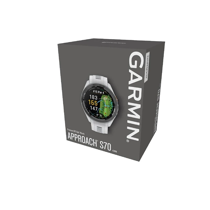 Garmin Approach® S70 1.2-in AMOLED Display Premium GPS Golfing Smartwatch - 42-mm