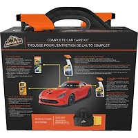 Armor All Complete Car Care Kit, Automotive Cleaner Soft Caddy 6-piece Gift Set