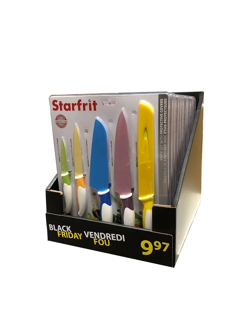 Starfrit 10pc Carbon Steel Knife Set