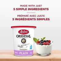 Astro Original Yogurt Plain 0% 750g, Balkan Style, 750 g