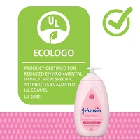 Lotion hydratante pour bébés Johnson's, pour la peau sèche et délicate 800 ml