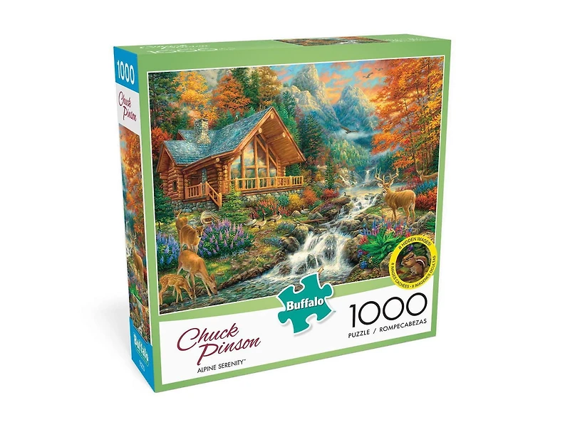 Buffalo Games - Le puzzle Chuck Pinson - Alpine Serenity - en 1000 pièces